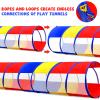 Kids Play Tunnel for Toddlers 1-3, 6 Foot Baby with 2 Mesh Sides Pop Up Crawling Toys 1 3 4 Year Old Girl Boy Birthday Gift, Indoor Outdoor Toddler Children or Dog view 4