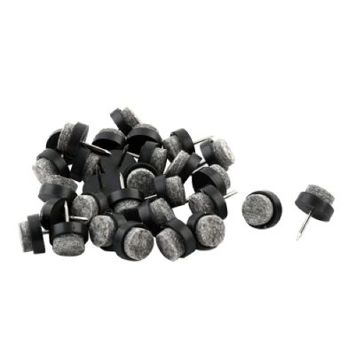 30pcs, Furniture Cushion Felt, 15mm Diameter, Felt Glider Chair, Felt Glider Nail