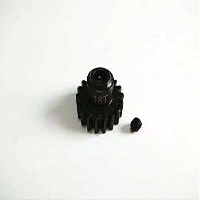 for Traxxas 1/5 X-MAXX XMAXX 6S 8S 6491 Harden Steel Motor Gear 18T M1 (5MM Middle Hole)