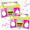 KatchOn, Gold Chain Balloons with Boombox Balloons - 40 Inch, Pack of 14 | Gold Chain link Balloons for 90s Party Decorations | Boom Box Balloons for Roller Skate Party Decorations | 90s Balloons view 2