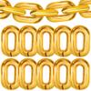 KatchOn, Gold Chain Balloons with Boombox Balloons - 40 Inch, Pack of 14 | Gold Chain link Balloons for 90s Party Decorations | Boom Box Balloons for Roller Skate Party Decorations | 90s Balloons view 3