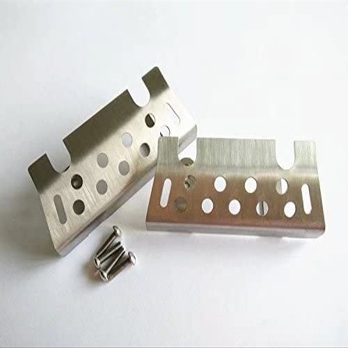 for Traxxas 1/10 TRX-4 T4 Stainless Steel Front + Rear Bumper Lower Protector