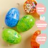 JOYIN 12 Pcs Large Marble Easter Eggs, 6 Inches Jumbo Plastic Eggs Fillable for Easter Themed Hunt Basket Stuffers Fillers Filling Treats Party Favor Classroom Prize Supplies view 3
