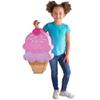 Fun Express Large Ice Cream Pinata for Birthday Party - Premium Double Scoop Design 20" Tall | Pull String or Traditional Style for Kids & Adults | Sweet Themed Decorations view 2