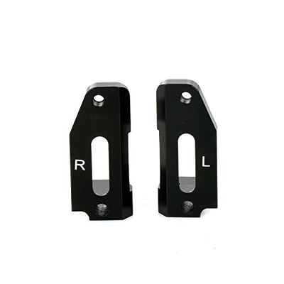 Powerhobby CNC Aluminum Front C Hub Caster Block Black Fits Traxxas Drag Slash