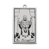 AttractionOil.com Silver Metal Tarot Card Pendant Necklace (The Hierophant) view 1