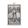 AttractionOil.com Silver Metal Tarot Card Pendant Necklace (Temperance) view 1