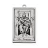 AttractionOil.com Silver Metal Tarot Card Pendant Necklace (The Emperor) view 1