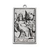AttractionOil.com Silver Metal Tarot Card Pendant Necklace (The Empress) view 1