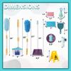 Playkidiz Kids Cleaning Set for Toddlers, Toy Broom & Mop Cleaning Accessory Set, Pretend Play Toys for Boys & Girls Ages 3+ view 3