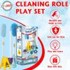 Playkidiz Kids Cleaning Set for Toddlers, Toy Broom & Mop Cleaning Accessory Set, Pretend Play Toys for Boys & Girls Ages 3+ view 4