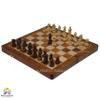 Hastha Kalalu Upgraded Wooden Travel Chess Board Set, Premium Quality, Staunton Style Tournament Series Handcrafted Folding Magnetic Travel Chess Set Rosewood (16x16 Inches) view 2