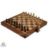 Hastha Kalalu Upgraded Wooden Travel Chess Board Set, Premium Quality, Staunton Style Tournament Series Handcrafted Folding Magnetic Travel Chess Set Rosewood (16x16 Inches) view 3