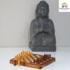 Hastha Kalalu Upgraded Wooden Travel Chess Board Set, Premium Quality, Staunton Style Tournament Series Handcrafted Folding Magnetic Travel Chess Set Rosewood (12x12 Inches) view 4