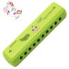 Crafteem Color Blues Harmonica, Key of C for Kids, Children, Toddler and Beginners,10 Hole 20 Tones Musical Instrument Toy Gift view 1