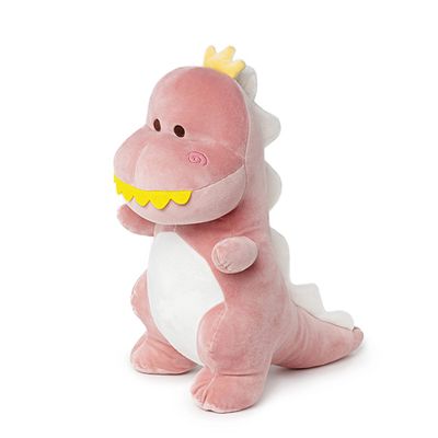 Adorlynetty Big Dinosaur Plush Toy,15.7" Dino Stuffed Animal Stuffed Dinosaurs Cute Dino Plush Dino Stuffed Animals Soft Dinosaur Plushie for Boys Girls Kids Baby Pink