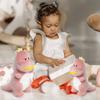 Adorlynetty Big Dinosaur Plush Toy,15.7" Dino Stuffed Animal Stuffed Dinosaurs Cute Dino Plush Dino Stuffed Animals Soft Dinosaur Plushie for Boys Girls Kids Baby Pink view 3