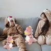 Adorlynetty Big Dinosaur Plush Toy,15.7" Dino Stuffed Animal Stuffed Dinosaurs Cute Dino Plush Dino Stuffed Animals Soft Dinosaur Plushie for Boys Girls Kids Baby Pink view 4