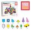 PicassoTiles Magnetic Tiles 152pcs Mirror Theme Magnet Tile Building Blocks STEM Sensory Toys with Car for Kids Toddlers Boys Girls Age 3+ Educational Learning Construction Play Set PT152 view 3