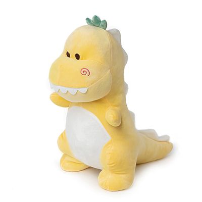 Adorlynetty Cute Dinosaur Plush Toy, 15.7" Soft Dino Stuffed Animal Stuffed Dinosaur Plushie Yellow Plush