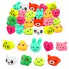 CCINEE 24Pcs Light Up Rings Flashing Colorful LED Animal Rubber Bumpy Jelly Rings Glow in Dark Finger Toys for Party Supplies Prizes Novelty Gifts Party Bag Filler view 2