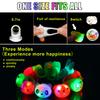 CCINEE 24Pcs Light Up Rings Flashing Colorful LED Animal Rubber Bumpy Jelly Rings Glow in Dark Finger Toys for Party Supplies Prizes Novelty Gifts Party Bag Filler view 3