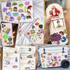 50Pcs Cute Dog Stickers for Kids Vinyl Dog Stickers for Water Bottles Laptop Waterproof Puppy Stickers Pack view 2