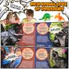 Dinosaur Toys,Dinosaur Sound Book with Pack of 12 Toy Figures,Realistic Roars,Interactive Perfect for Kids Dinosaurs Educational Toys for 3 4 5 6Year Old Boys&Girls view 4