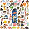 150pcs Animal Stickers for Kids Cute Ocean Animal Stickers for Water Bottle Zoo Animal Vinyl Stickers Waterproof Cute Sea Animal Stickers for Students School Reward view 1