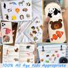 150pcs Animal Stickers for Kids Cute Ocean Animal Stickers for Water Bottle Zoo Animal Vinyl Stickers Waterproof Cute Sea Animal Stickers for Students School Reward view 2