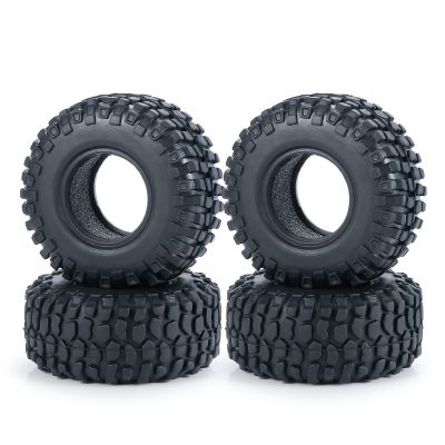 RC-Hub 4PCS 1.0" Crawler Tires Micro Rubber Tires for 1/24 Axial SCX24 90081 AXI00001 AXI00002 AXI00005 AXI00006 RC Crawler Car (54mm)