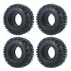 RC-Hub 4PCS 1.0" Crawler Tires Micro Rubber Tires for 1/24 Axial SCX24 90081 AXI00001 AXI00002 AXI00005 AXI00006 RC Crawler Car (54mm) view 2