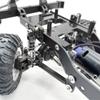 ShareGoo Metal RC Body Chassis Frame 1/12 4WD Frame Kit Compatible with 1/12 MN D90 D91 D96 MN98 MN99S RC Car (Black) view 4