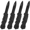 JOLLYSTYLE 4 PCS Fake Retractable Knife - Halloween Prop Plastic Trick Disappear Blade Switchblade Dagger view 1