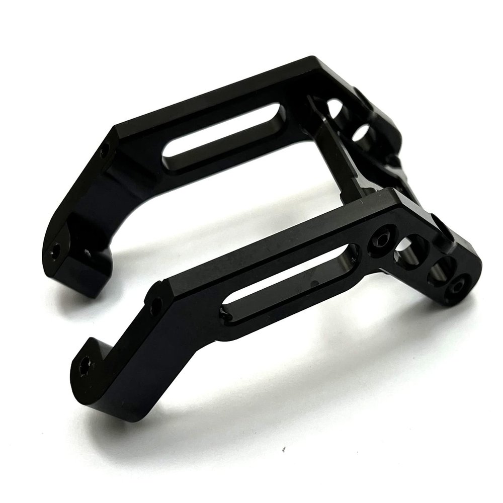 Dhawk Racing Aluminum Wing Mount Set Black for Losi TLR 8ight X/Xe TLR241032