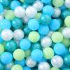 STARBOLO Ball Pit Balls - 100pcs Crush Proof Non-Toxic Non-BPA Plastic Children's Toy Balls Macaron Ocean Balls for Birthday Parties Games Pool (100pcs, Pearl Blue&Green) view 1