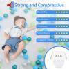 STARBOLO Ball Pit Balls - 100pcs Crush Proof Non-Toxic Non-BPA Plastic Children's Toy Balls Macaron Ocean Balls for Birthday Parties Games Pool (100pcs, Pearl Blue&Green) view 4