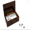 Bello Collezioni - Via La Spezia Luxury Double Nine Professional Jumbo Size Tournament Dominoes Set with Uniquely Artistic Inlays from Italy in a Burl Wood Case view 2