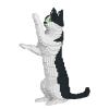 JEKCA Cat 17S-M01 | Black and White Cat Plastic Building Blocks | Age 14+ view 3