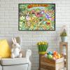 500 Piece Easter Dog Puzzles for Adults - Bunny Ears & Egg Designs Themed - Challenging Puzzle for Game Nights Spring Holiday Family Party Decoration view 2