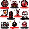 10 Pcs Rock and Roll Party Decorations Rock Star Centerpieces Born to Rock Party Decorations Music Theme Party Supplies Halloween Rock Birthday Decorations for Birthday Baby Shower Party Supplies view 1