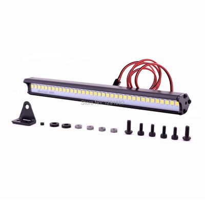 Replacement Part For RC Car LED Light Bar 36 LEDs 150MM Lights Bar For 1/10 RC Crawler SCX10 90046 D90 RC Rock Crawler Truck Body Shell Roof Lights