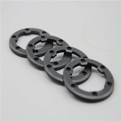 Replacement Part For 4pcs RC 1/10 Bead Lock Ring For 1/10 Bead Lock Short Course Tire - (Color: Black Ring Only)