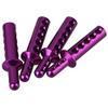 Replacement Part For 4 Pcs 108037(08007) Aluminum Alloy RC 1:10 Purple Body Post Mounts & 1 Pcs 02025 Servo Saver Set view 3