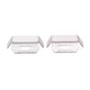 Replacement Part For 2PCS Transmission Guard Front Rear Bottom Bezel Plate Armor RC Car Accessories For Capra AXI232006 view 1