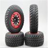Replacement Part For 4pcs RC 1/10 Bead Lock Short Course Tire Tyre Set 12mm Hex 1/2 Ofet SC Tire For 30004 - (Color: Yellow Ring Only) view 2