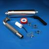 RC Long Muffler Canister Exhaust Set & Parts For 170 Engine - (Color: Fluorine Rubber Tube) view 2