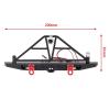 LAFEINA RC Car Metal Rear Bumper and Back Hitch Cargo Carrier for 1/10 RC Crawler Car SCX10 AXI03007 TRX4 Upgrade Parts view 2