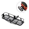 LAFEINA RC Car Metal Rear Bumper and Back Hitch Cargo Carrier for 1/10 RC Crawler Car SCX10 AXI03007 TRX4 Upgrade Parts view 4