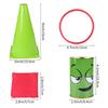 Hxezoc 36 Pack Carnival Games Set, 4 in 1 Soft Plastic Cones Cornhole Bean Bags Ring Can Toss Carnival Games Combo for Kids Adults Carnival Birthday Party School Field Indoor Outdoor Games Supplies view 3